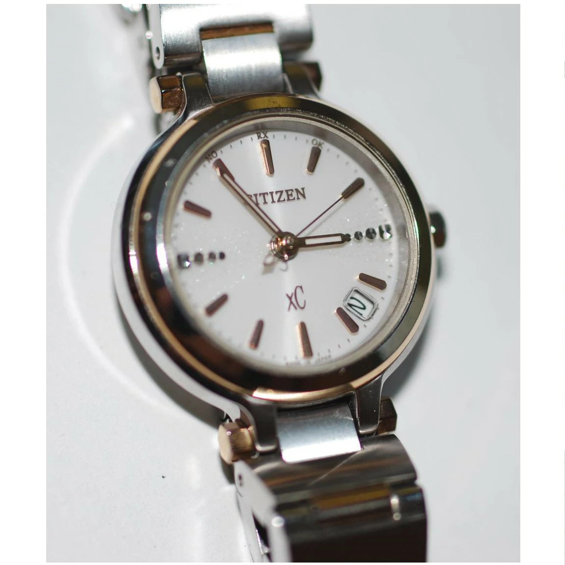 Used Fully Functional Citizen Women’s Watch xC Eco Drive Radio Clock 1 Month A16