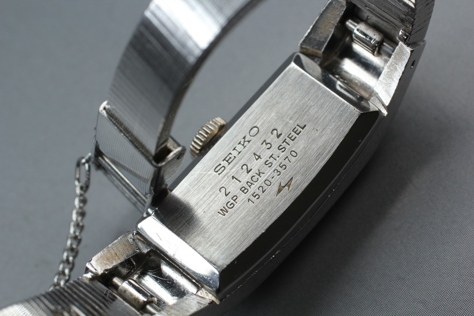 Vtg 1972 N MINT Seiko Bracelet 1520-3570 23J Hand-winding Womens Watch JAPAN