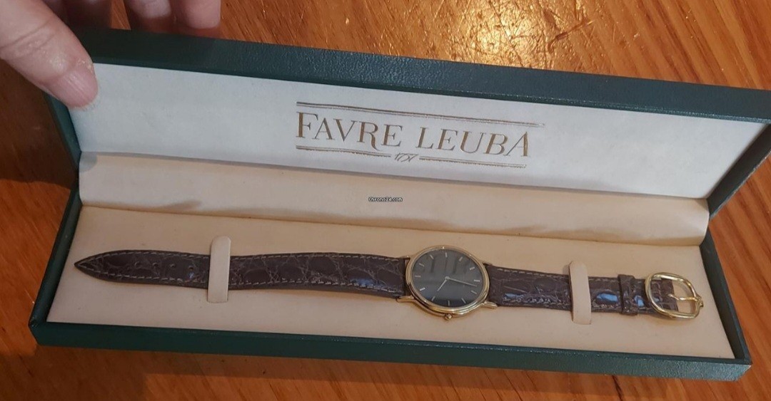 Favre-Leuba watch 2000-11 Ultra-Thin unisex dress watch with box EC!