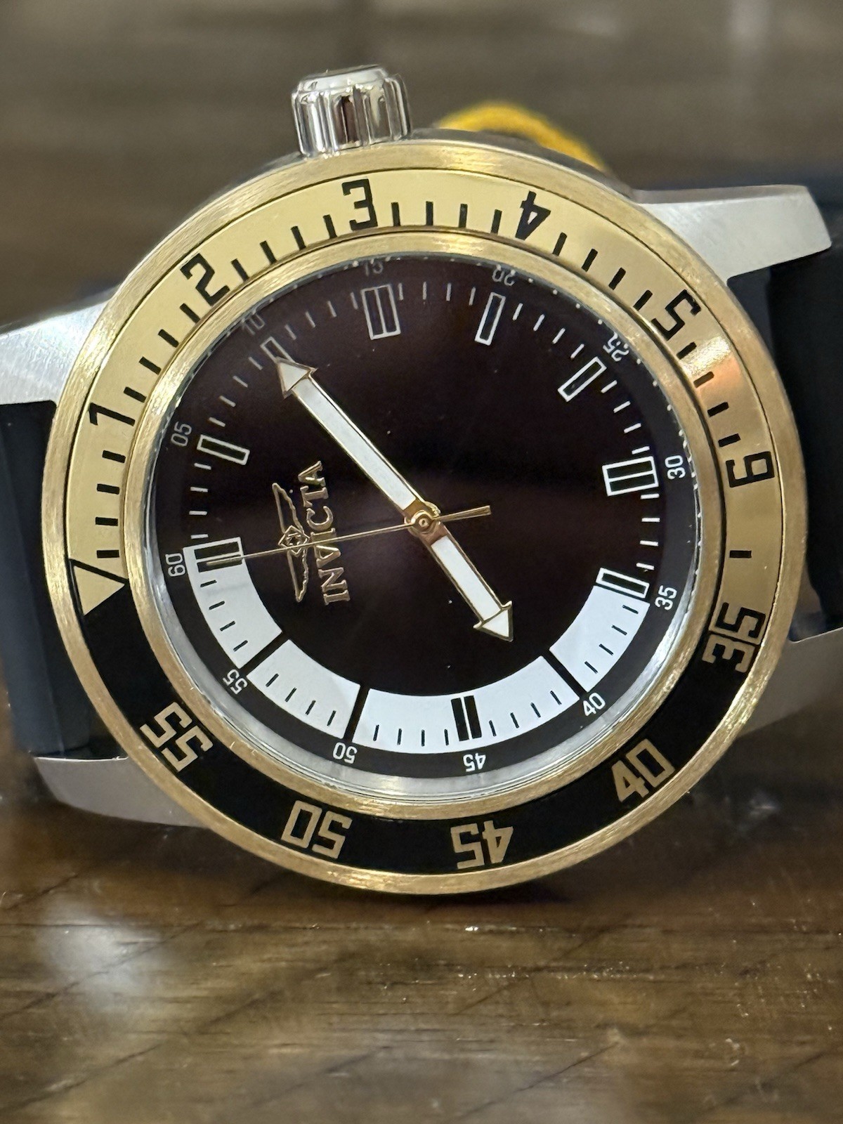 Invicta Specialty Compass 34097 Men’s Watch – 45mm. Black, Gold NEW W/BOX