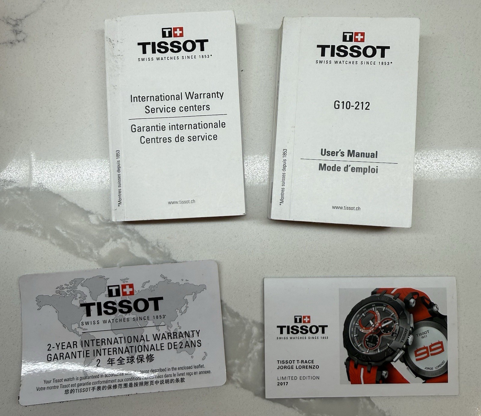 TISSOT T-Race JORGE LORENZO 2017 Limited Edition 1502/2017 Anthracite Dial Watch