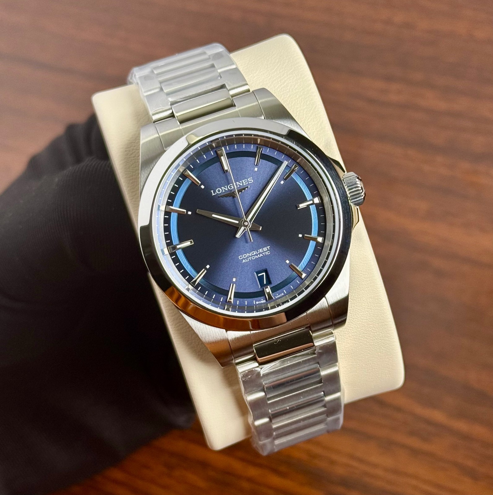 New Longines Conquest 2024 38MM Blue Dial SS Men’s Watch L3.720.4.92.6