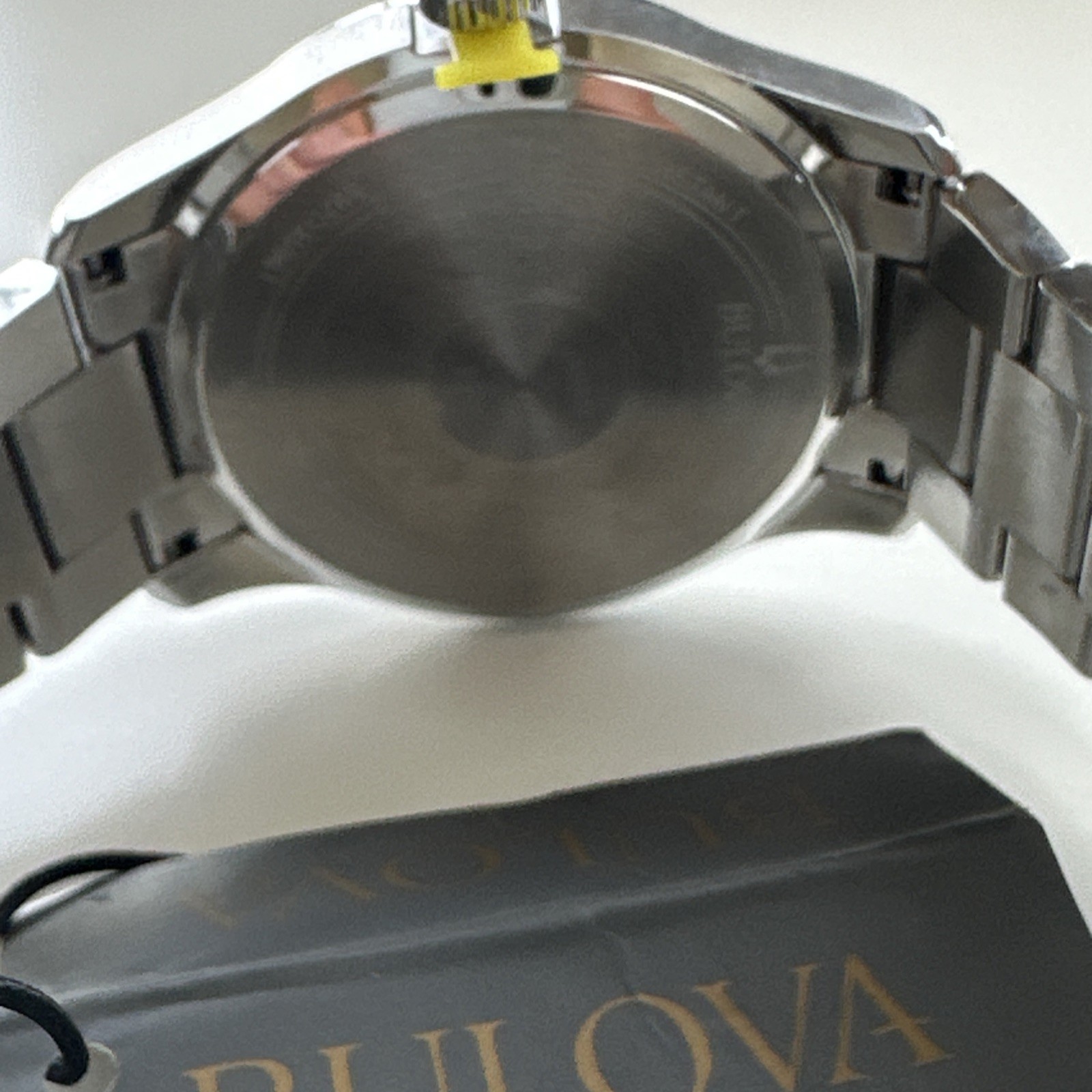 Bulova Wilton Men’s Quartz Silver-Tone Blue Dial Watch 41MM 96B386