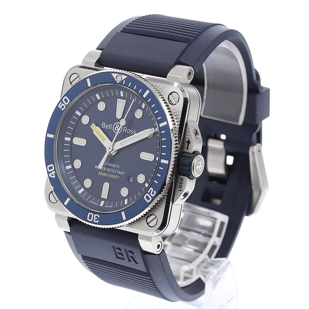 Bell＆Ross BR03-92-DIV Date Navy Dial Automatic Men’s Watch_970960