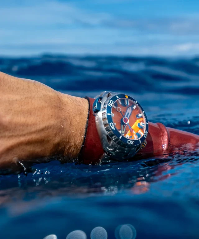 NUBEO ALUMINAUT AUTOMATIC LIMITED EDITION Blaze Orange NB-6115-22