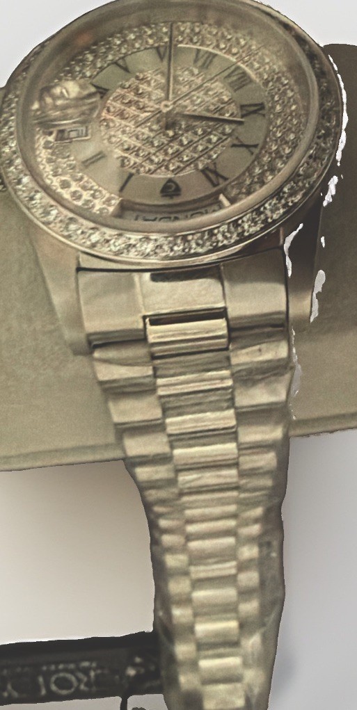 Croton Automatic Day – Date Diamond Style Watch New Old Stock Model 1373HR8CZ