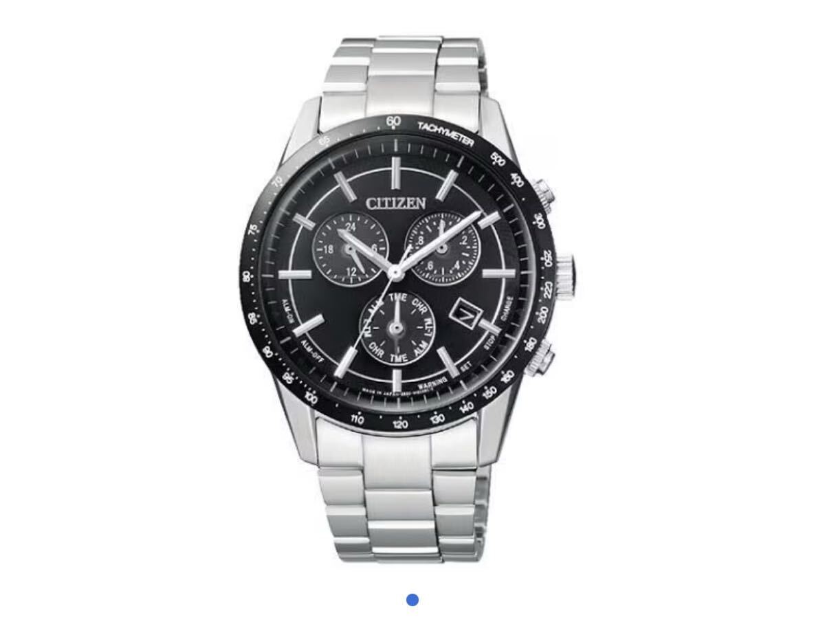 CITIZEN COLLECTION Stainless Steel Band Silver Band Jet Black Case BL5594 59E (B