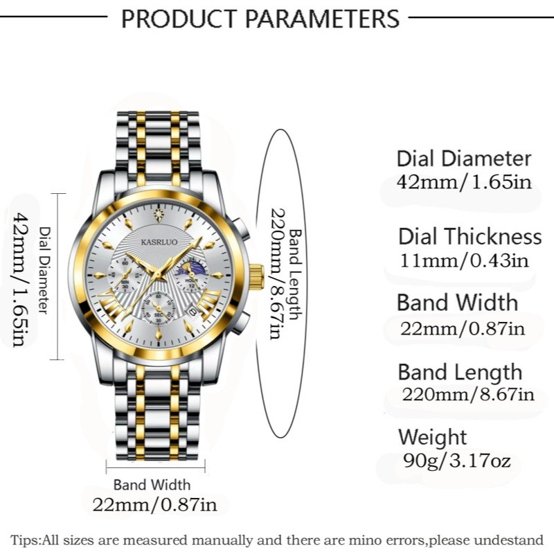 Men‘s luxury Watch Relojes De Hombre Wristwatch Fashion Classic Business Gifts