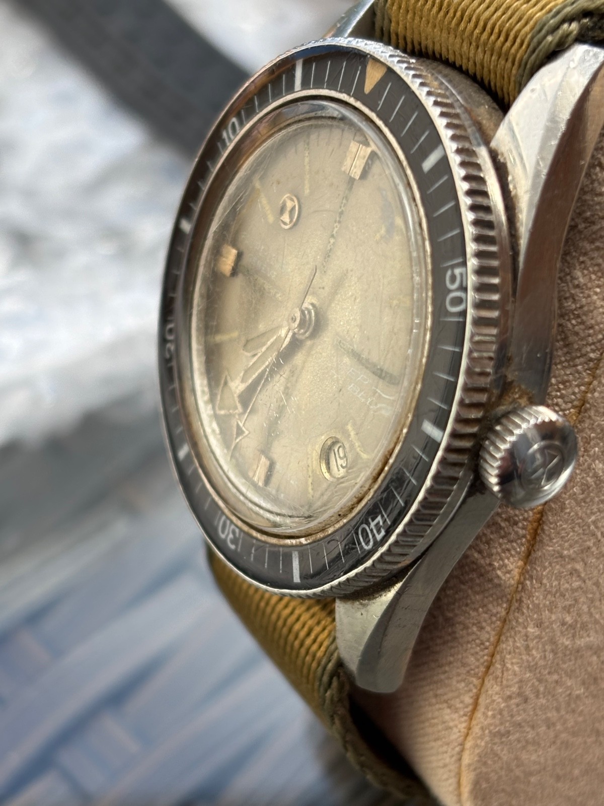 RARE 2ND EXECUTION FAVRE LEUBA DEEP BLUE VINTAGE DIVER