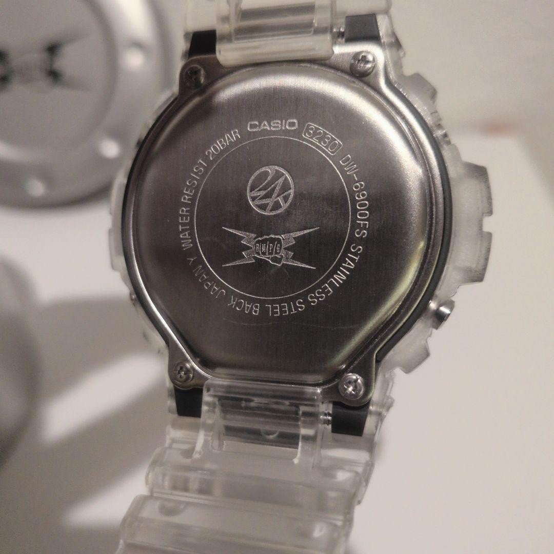 Casio G-SHOCK DW-6900 24KARATS Clear Watch With Tin