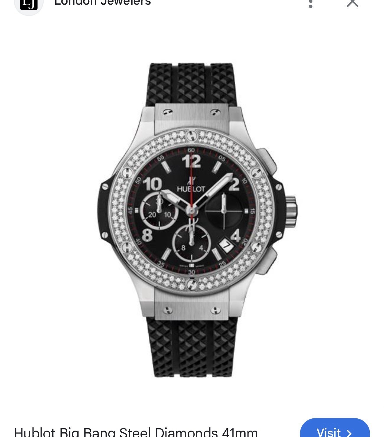 Hublot Big Bang Stainless Steel Chronograph 44MM Watch