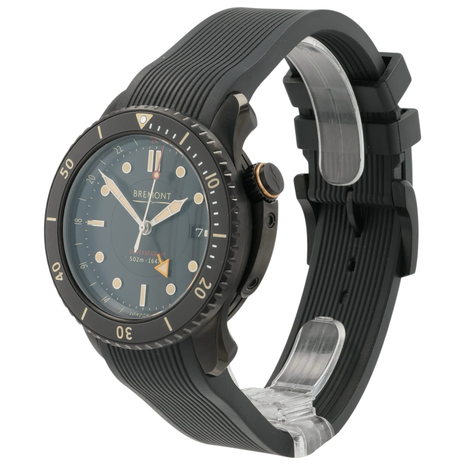 Bremont Supermarine Black Dial Stainless Steel 43mm Automatic Men’s Watch