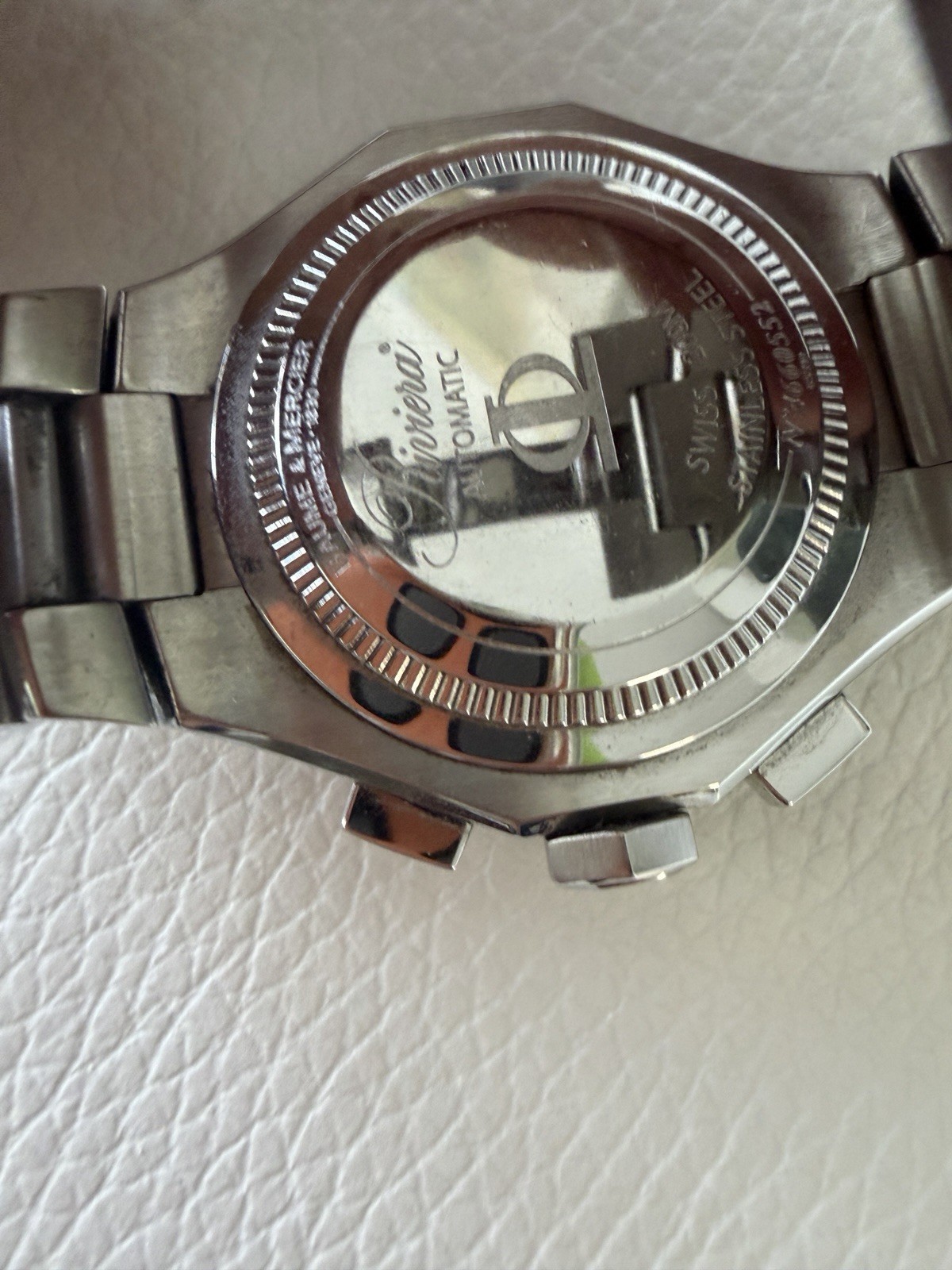 Baume & Mercier Riviera Auto Chronograph 40mm White Dial 200m SS Bracelet
