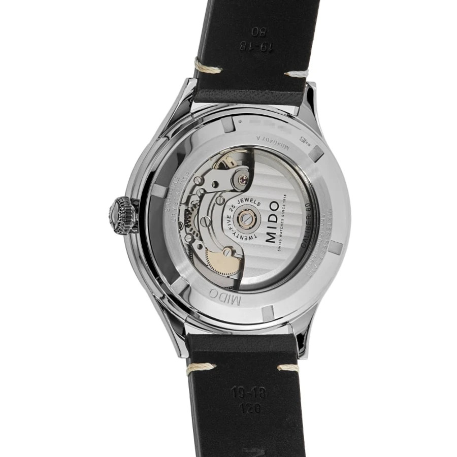 New Mido Multifort Patrimony Grey Dial Leather Men’s Watch M040.407.16.060.00