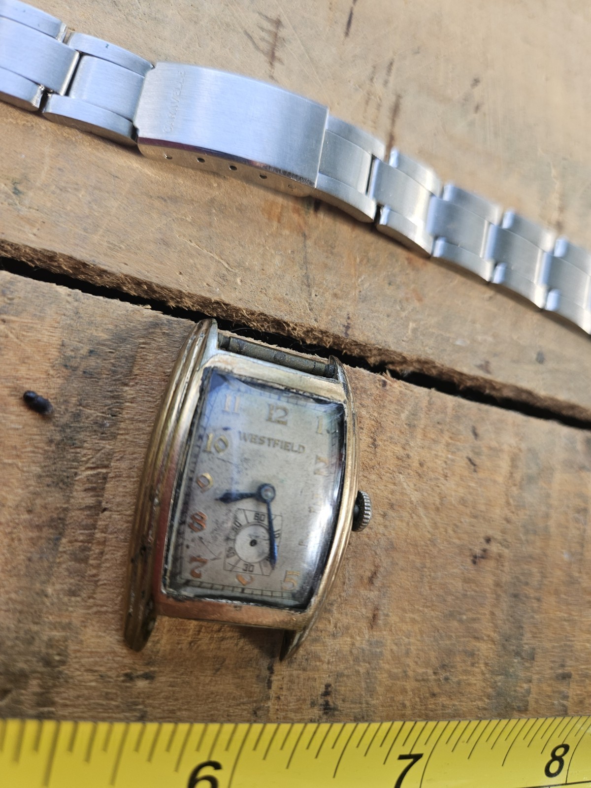 Vintage Westfield wristwatch And Strap. See Description!