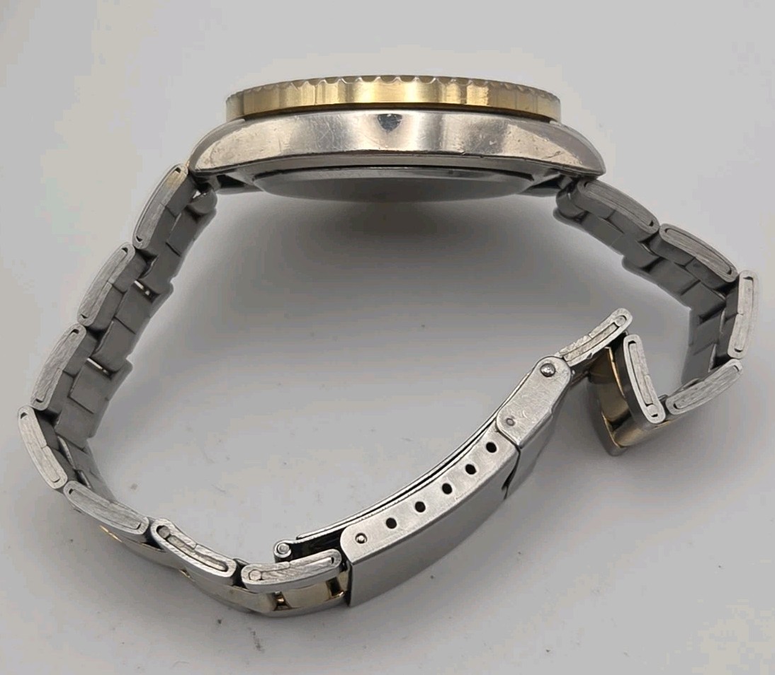 Fred Baley 38mm Dive Style Case Japan Quartz Watch SS Link band New Battery Runs
