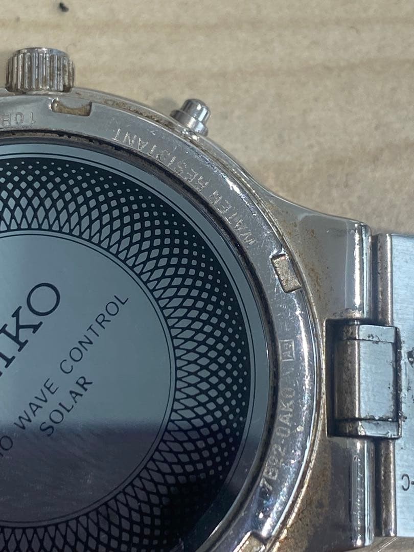 【WR】SEIKO DOLCE 7B22-0AK0 Date Solar
