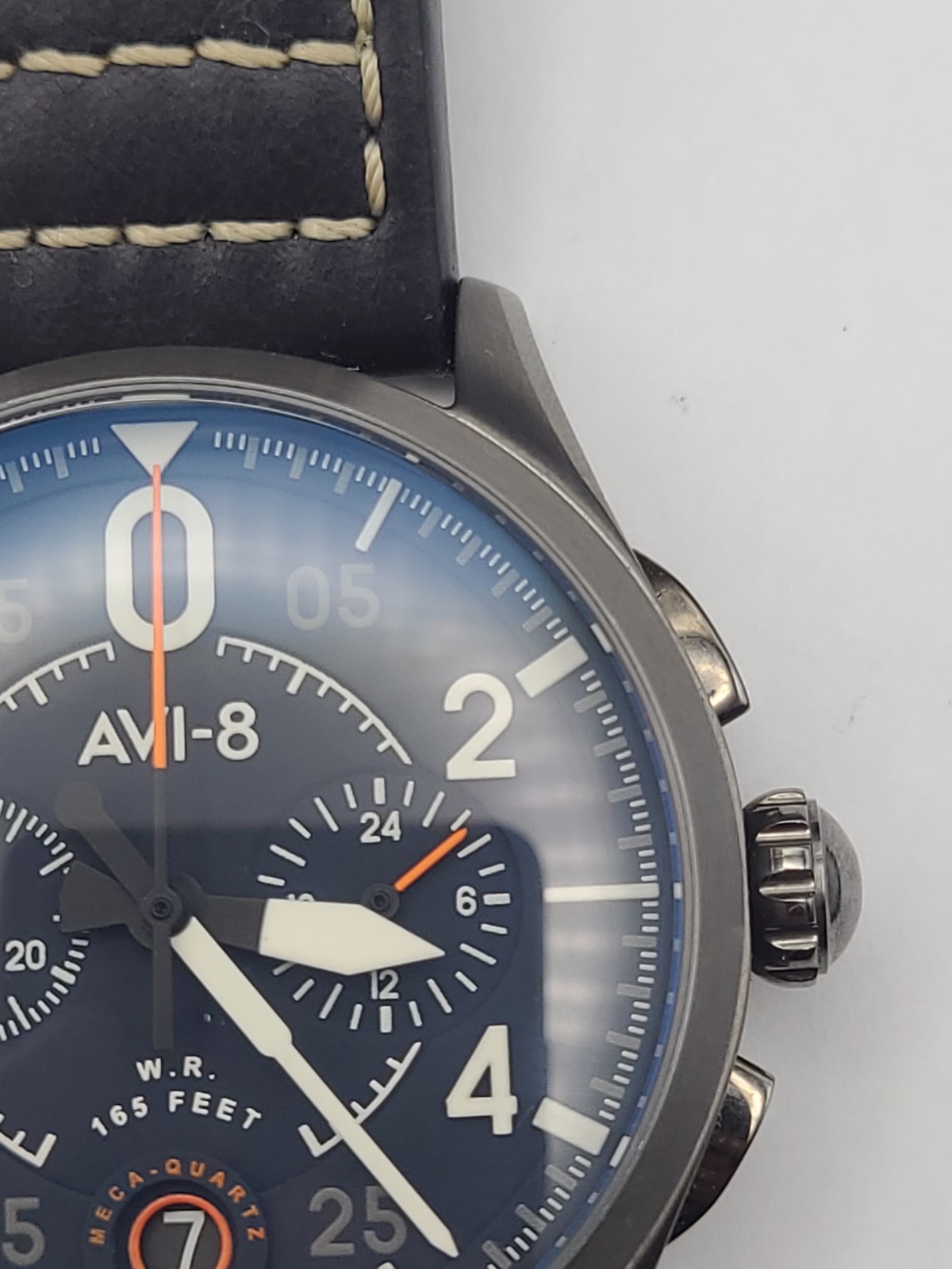 AVI-8 Hawker Hunter Atlas Chronograph Jet Black Men’s Watch Working