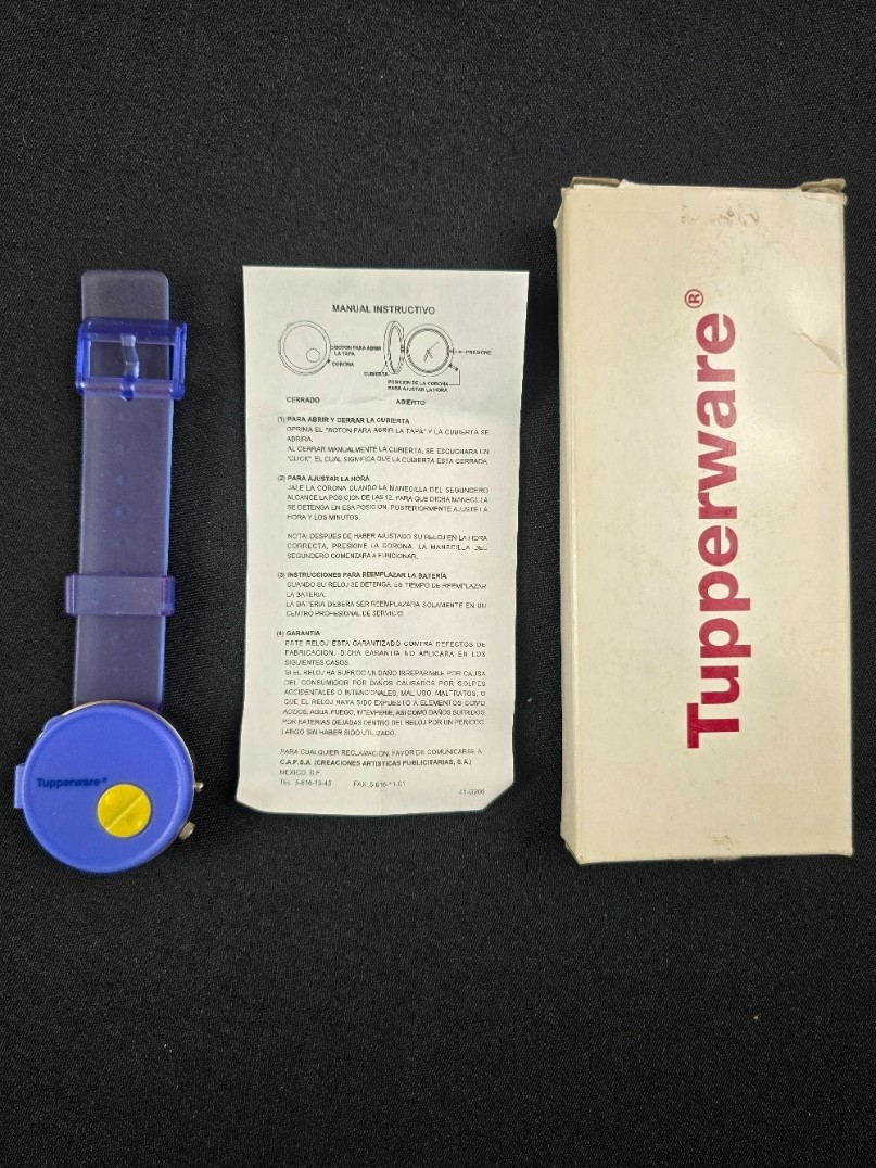Vintage Tupperware Promo Watch – Logo Watch