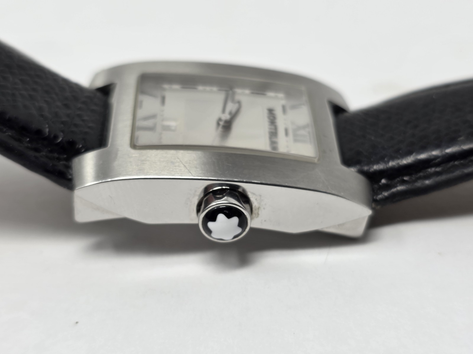 Montblanc Profile Watch 7048 Quartz Mens Swiss Made In Excellent Condition