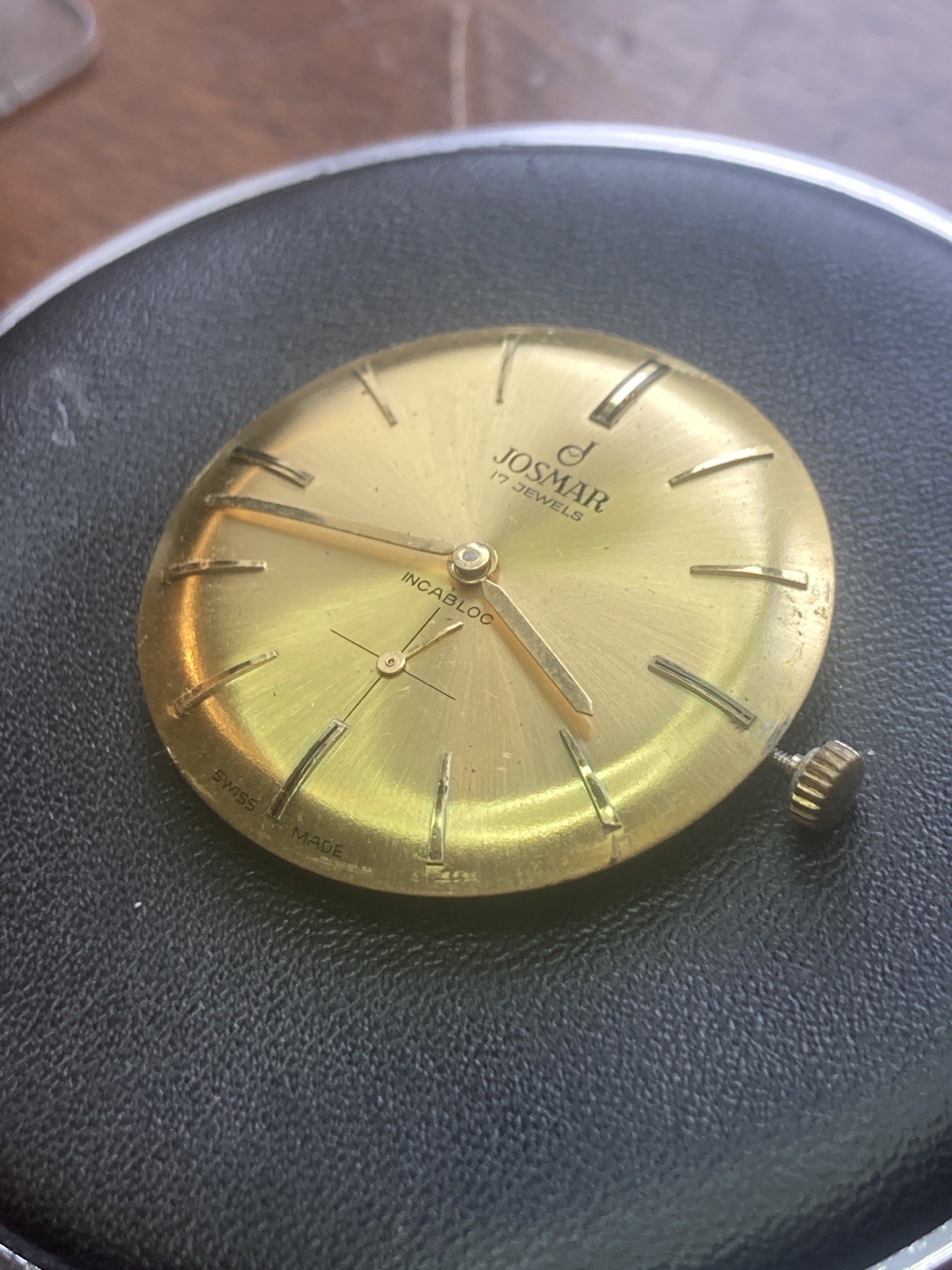 Vintage Men’s JOSMAR CUPILLARD French Watch, Cupillard 233-68 – Spares/Repairs