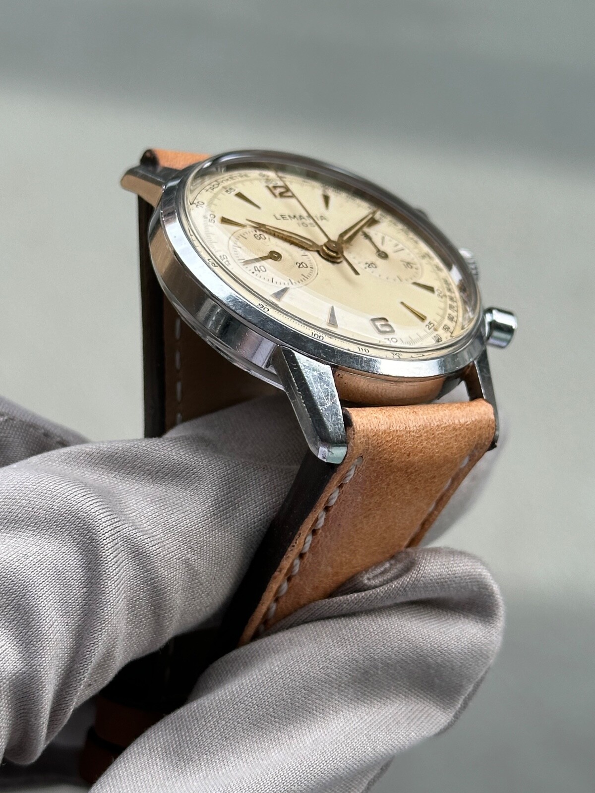 Vintage Lemania 105 Chronograph Caliber 1277 34.5mm Ref. 806-2 *SERVICED*