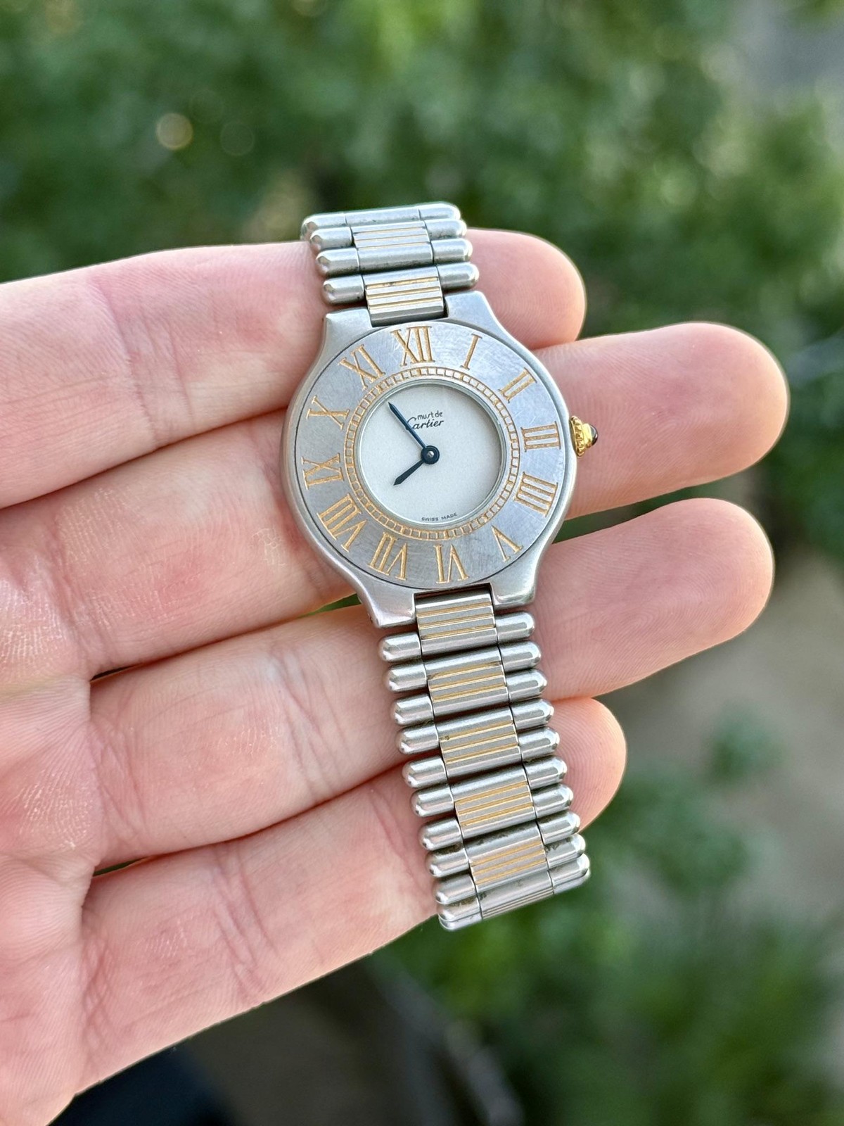 Cartier Must De 21 Cartier 31mm Quartz W10050F4 – No box No papers