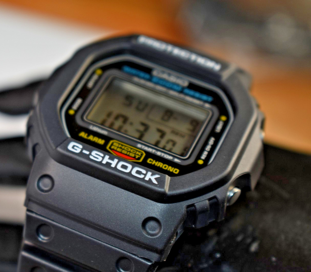 RARE 1987-89! Casio DW-5600C (901) JAPAN H Screwback NEW BATTERY/BEZEL!