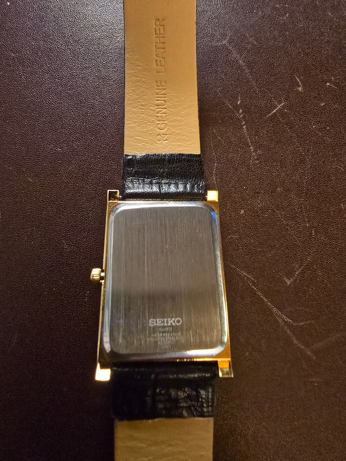 Seiko slim quartz classic blue face gentlemen’s classic watch