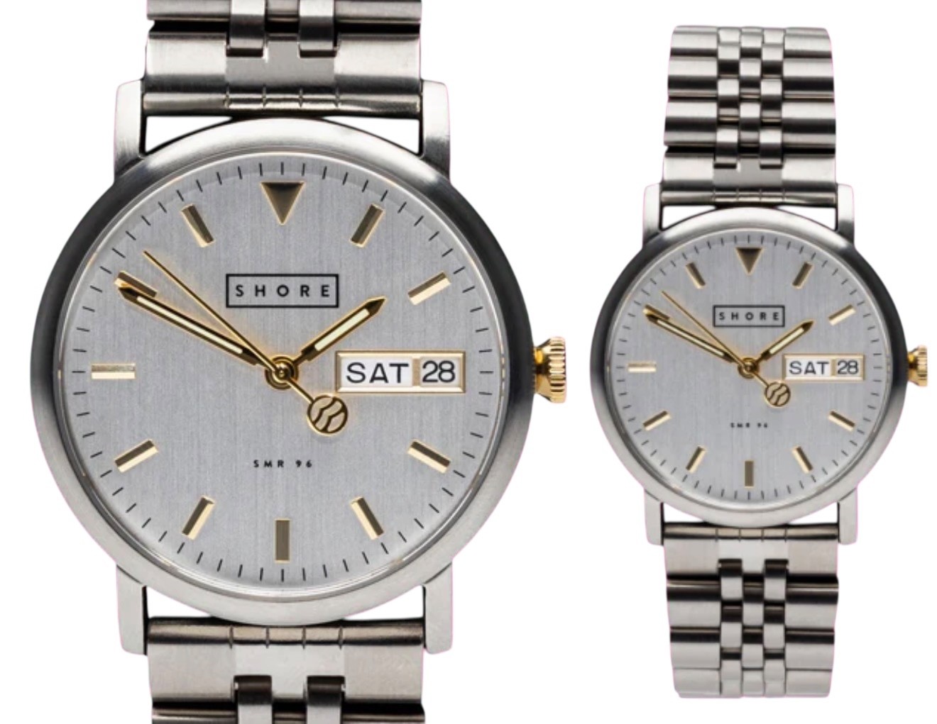 Shore Project X Sommer Ray Watch With Silver & White Multicolor Band