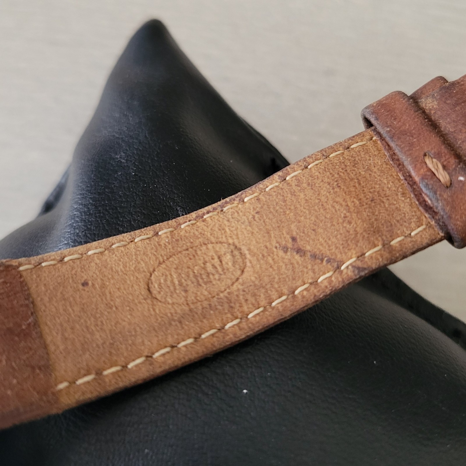 Fossil Flight Chronograph Watch White Dial Brown Leather Band Mens / Unisex EUC