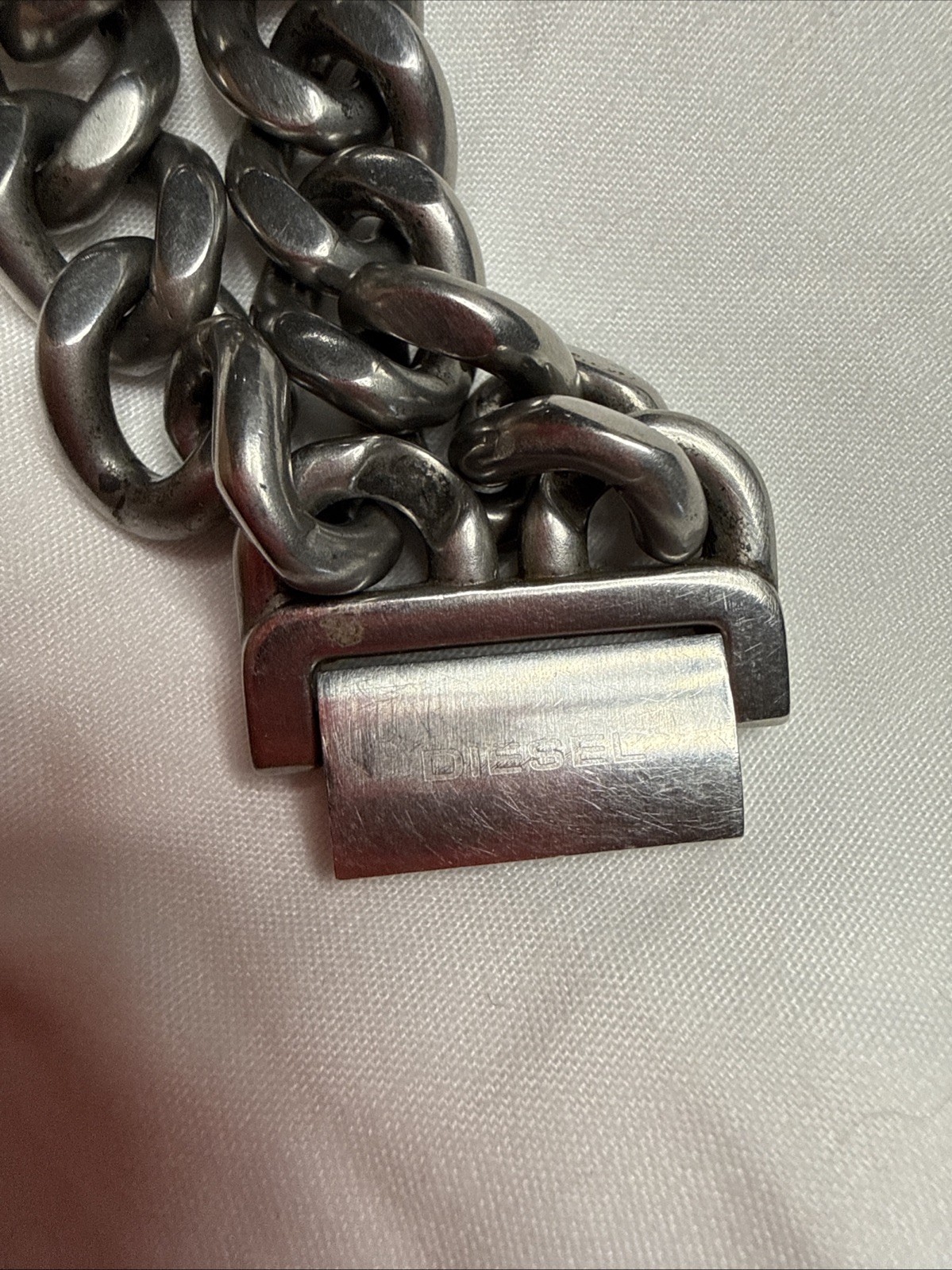 Vintage Diesel DZ-2091 Dual Chain Quartz Watch Japan 10 Bar Lug To Lug 7”