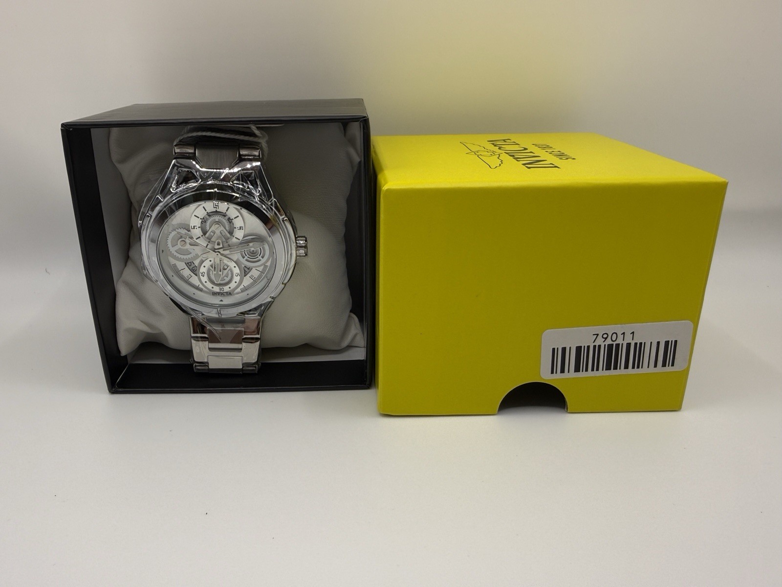 Invicta S1 Rally (79011) 44mm Men’s Quartz Watch – Silver Stainless Steel – NEW