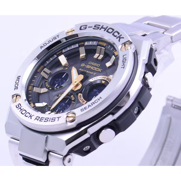 CASIO G-SHOCK G-STEEL GST-W110D-1A9JF Tough Solar Radio Men’s Watch