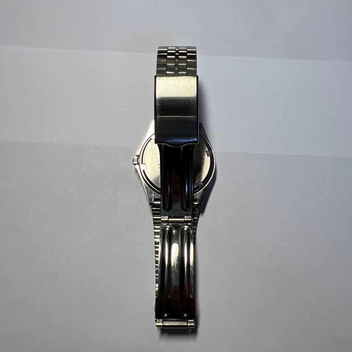 SEIKO ALBA QUARTZ Men’s wristwatch 10BAR Day Date Silver dial