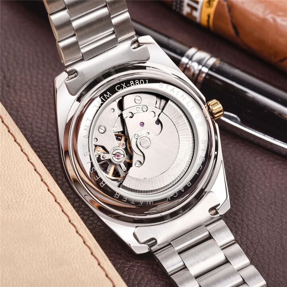 CHENXI Mechanical Automatic Watch Full Steel Watch for Business Male Wristwatch