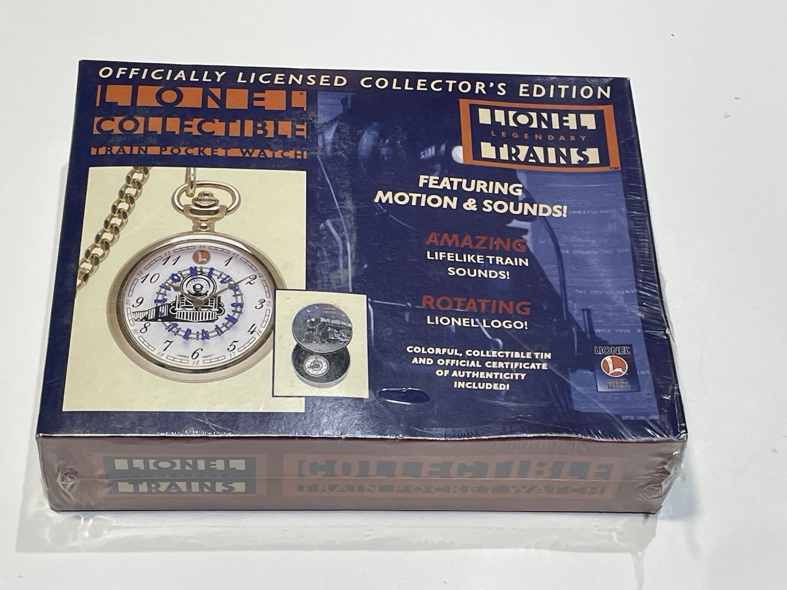 Legendary Lionel Trains – Collectible Train Pocket Watch 1998- New