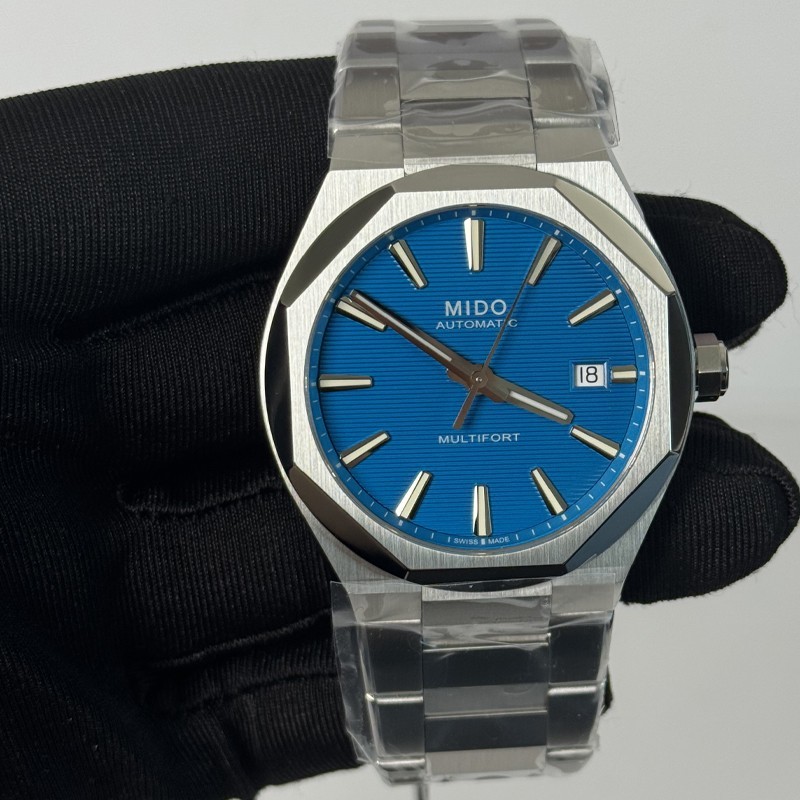 Mido Multifort 8 One Crown 40mm Turquoise Dial Men’s Watch M0555071104100