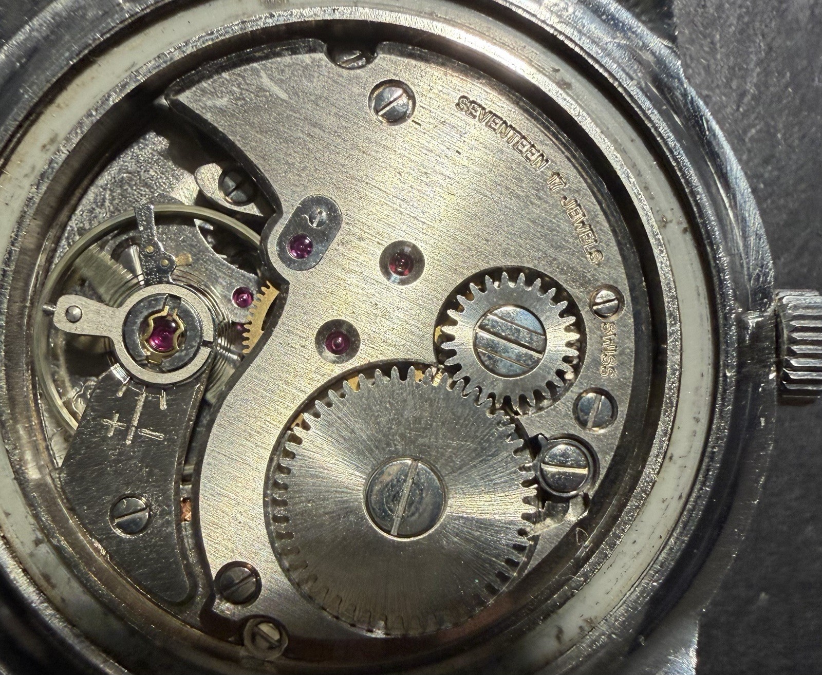 60’s Henry Sandoz &Fils Submariner Bathyscaphe MK1 Black for Military Use Rare.