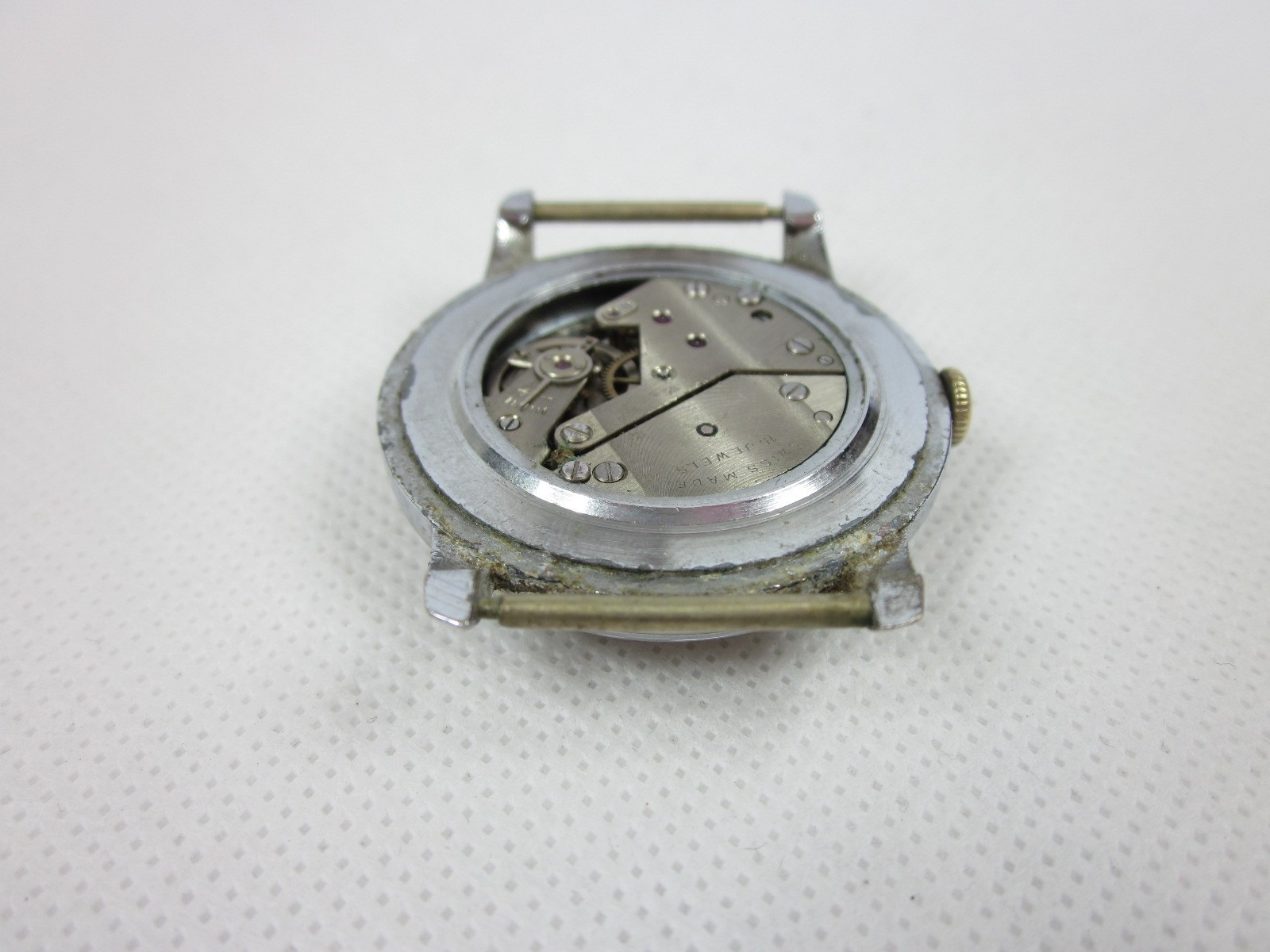 VINTAGE BERMI SWISS MECHANICAL MANUAL MENS WRISTWATCH 38MM WORKING