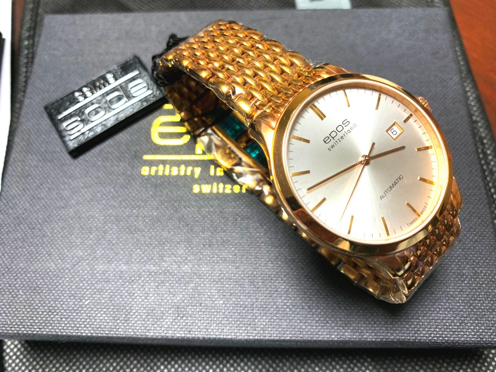 EPOS Ø 40mm Originale 3420 Rose Gold PVD Super Slim ETA 2892-A2 automatic watch