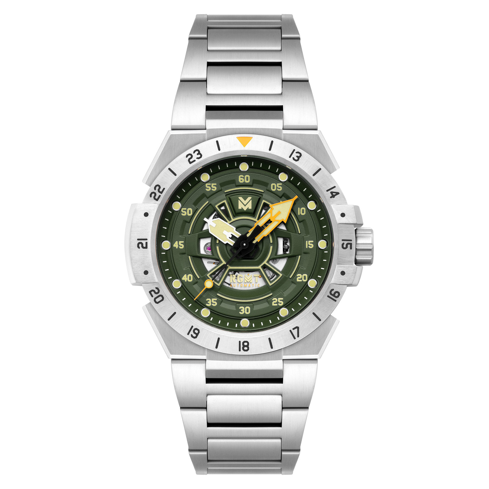HIMARS AUTOMATIC GREEN / STAINLESS STEEL | Green Dial Wristwatch RG-8065-33
