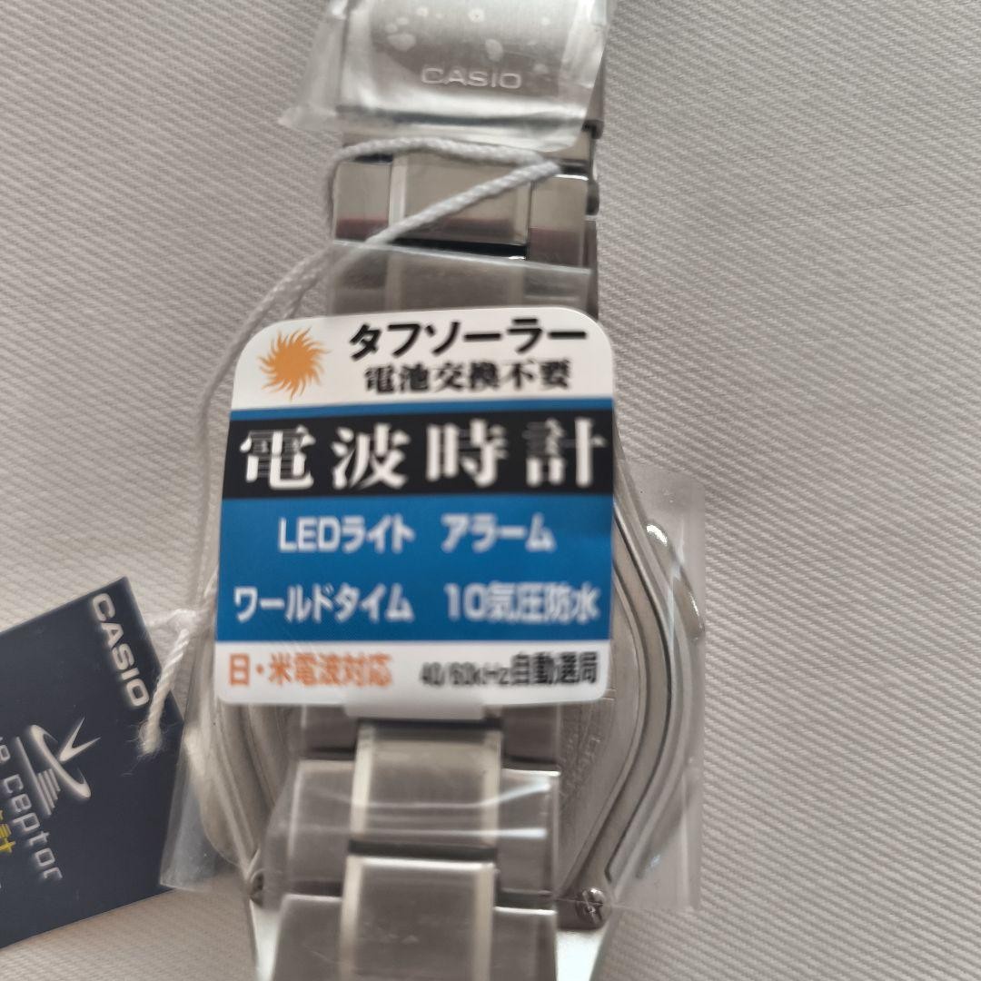 [Mint] CASIO Wave Ceptor WVA-M630D-2AJF Tough Solar RC LED 10ATM SS – From JAPAN