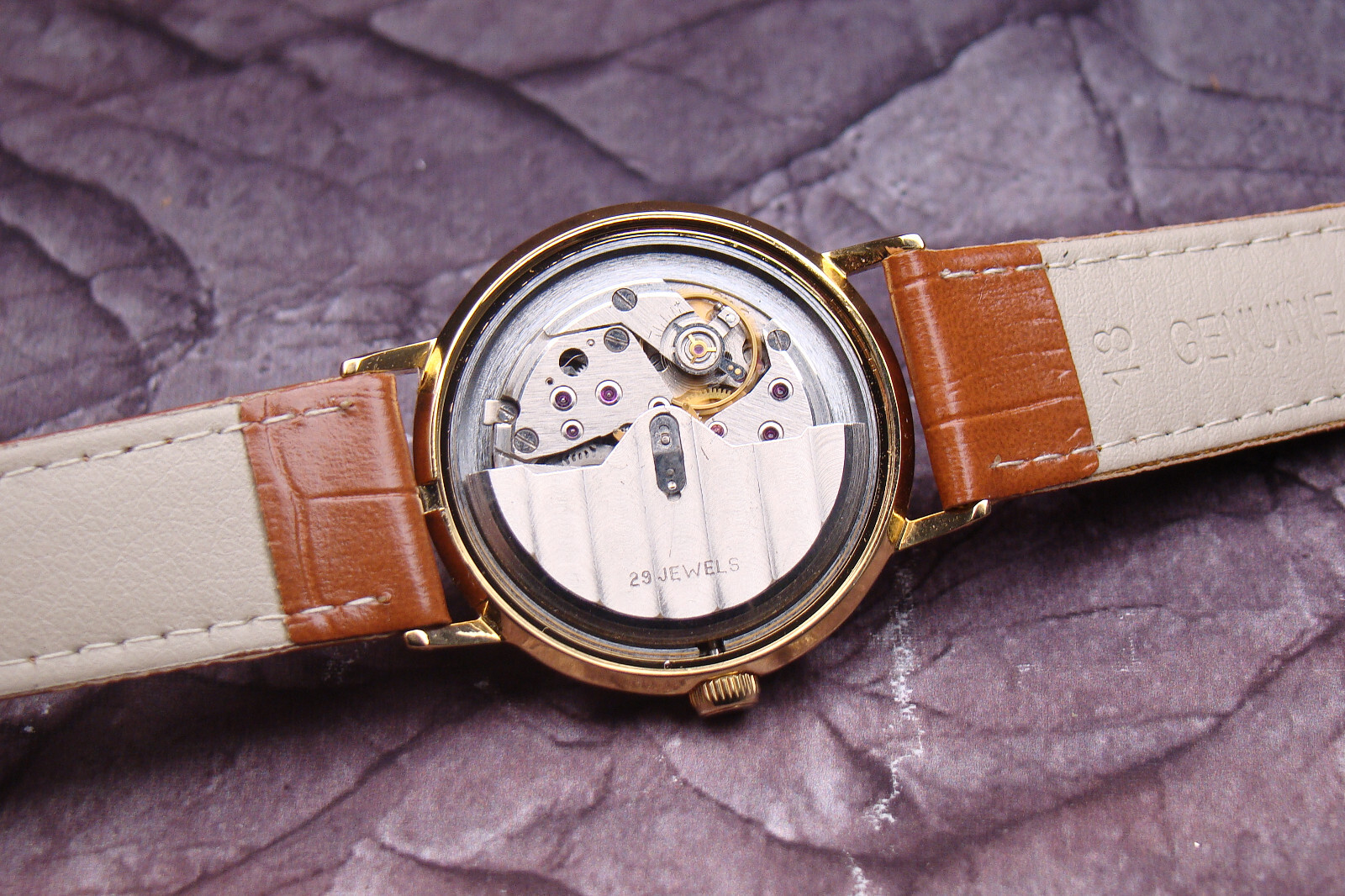 poljot de luxe automatic 29 jewels vintage russian soviet ussr luxury watch 70s