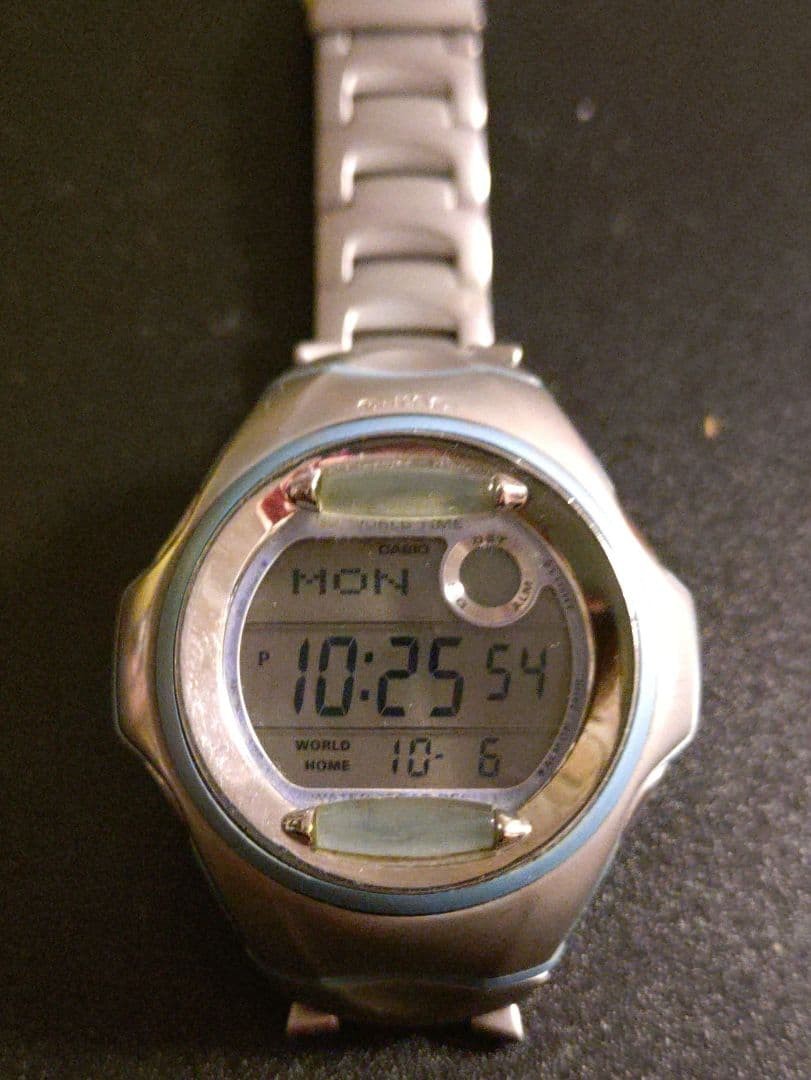 Excellent condition Baby G Casio digital wristwatch GMS stainless