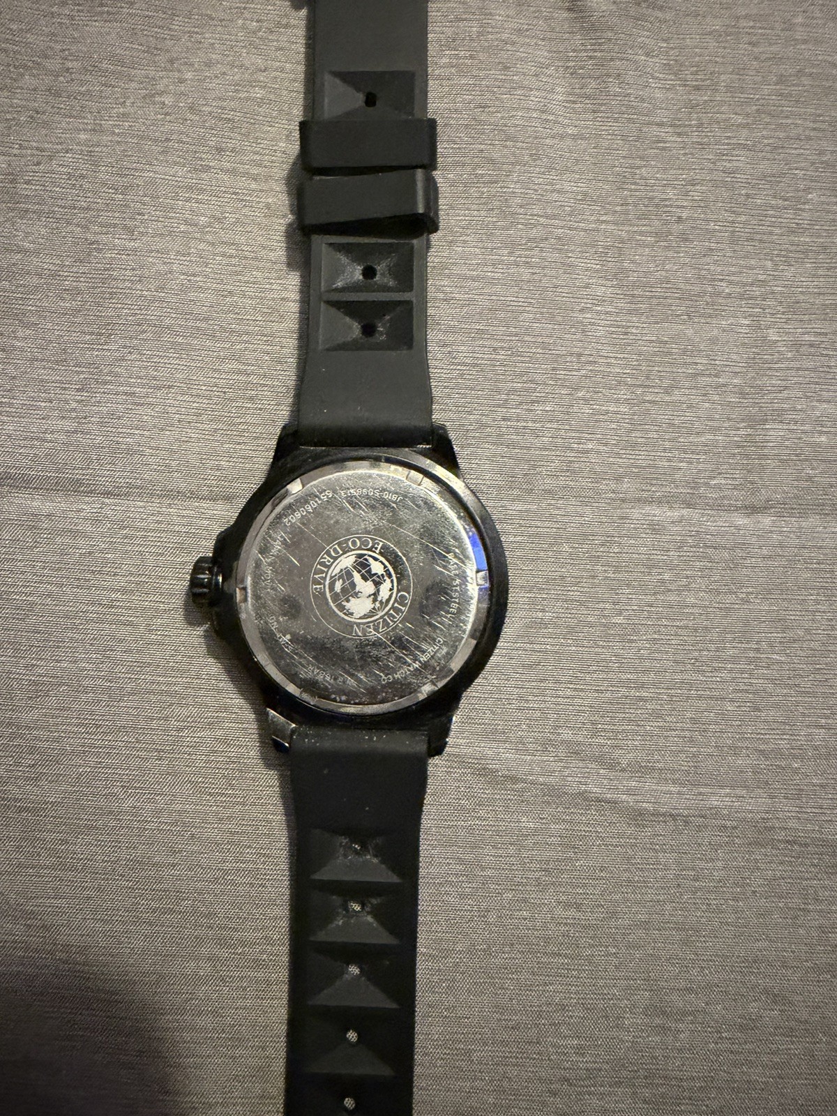 Citizen Eco-Drive AW1461-58H Men’s 43m Solar Watch Black Gray Dial +Extra Straps