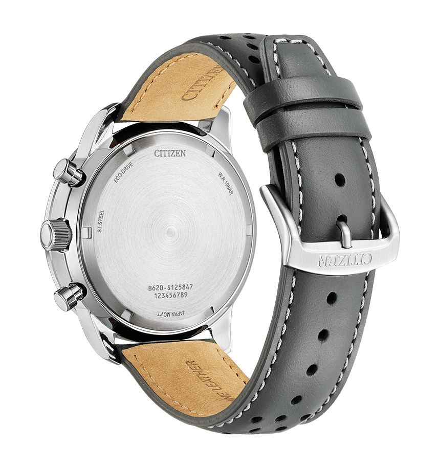 Citizen Men’s Chronograph Calendar Eco-Drive Grey Watch 44MM CA4500-24H