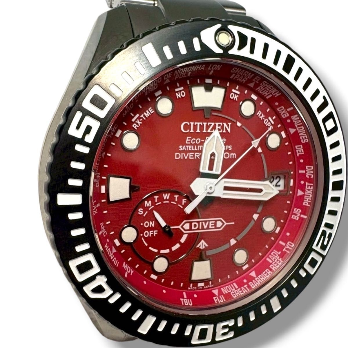 Brand New Citizen Promaster Eco Drive GPS Satellite Radio Watch F158 Limited to