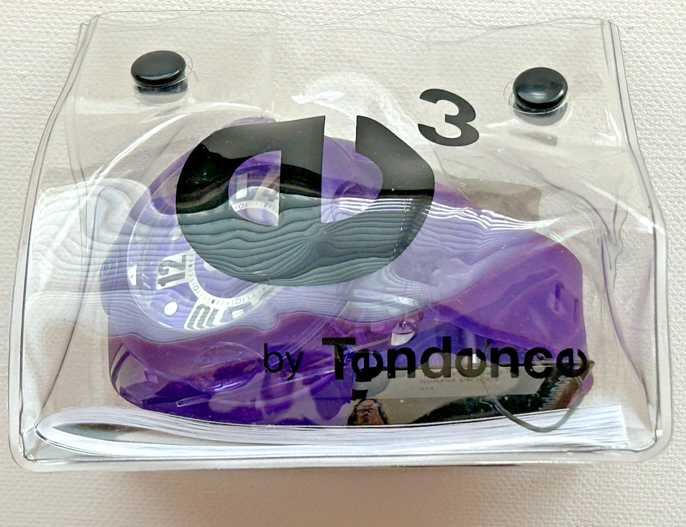 Tendence First Rainbow Watch Violet Hi Tech Polycarbonate Quartz 52 MM NWT