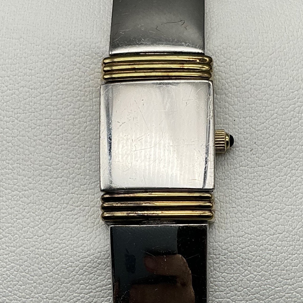 Anne Klein Womens Watch 15mm Silver Tone Bangle Cover New Battery 6.25″